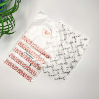 Пакет фасовка для полуфабрикатов с логотипом 20х35см, 30 мкм, прозрачный, HDPE матовый
